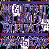Custom Graffiti Pattern Purple-White Hand Painted Flowers 3D Bomber Full-Snap Varsity Letterman Jacket - Image 5