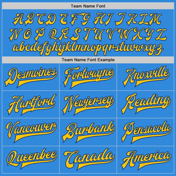 Custom Powder Blue Yellow-Royal Bomber Full-Snap Varsity Letterman Two Tone Jacket - Image 4