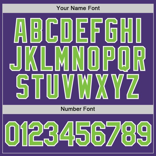 Custom Purple Neon Green-White Performance T-Shirt - Image 4