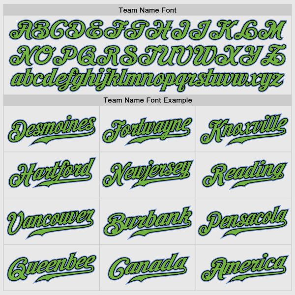 Custom White Light Blue Pinstripe Light Blue-Neon Green Authentic Raglan Sleeves Baseball Jersey - Image 5