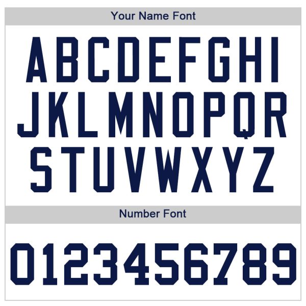 Custom White Navy Authentic Baseball Jersey - Image 4